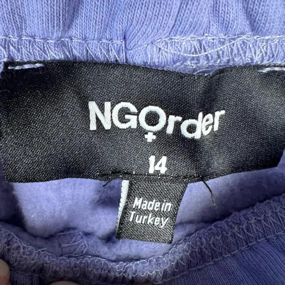 NGOrder Jogger Sweatpants Purple Pink Graphic Speed Demon Racing Street Sz Large - Picture 4 of 14